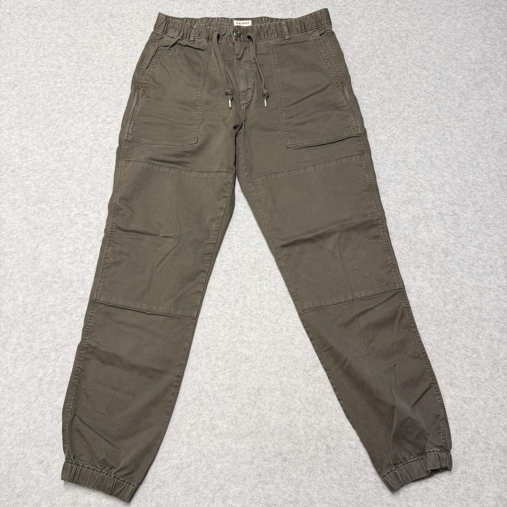 Todd Snyder Pants Mens 32x29 Green Camp Joggers Elastic Cuff Italian Stretch